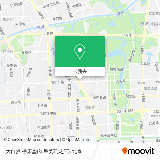 大自然 棕床垫(红星美凯龙店)地图