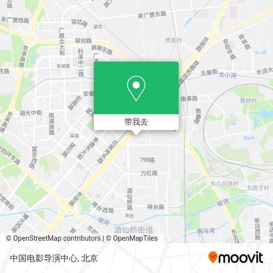 中国电影导演中心地图