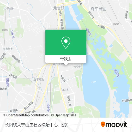 长阳镇大宁山庄社区综治中心地图
