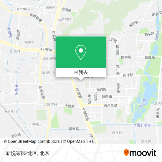 新悦家园-北区地图