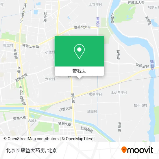 北京长康益大药房地图
