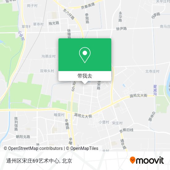 通州区宋庄69艺术中心地图