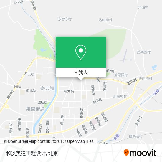 和沨美建工程设计地图