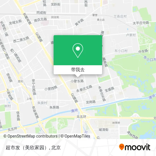 超市发（美欣家园）地图