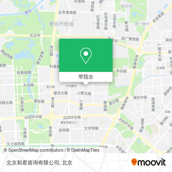 北京和君咨询有限公司地图