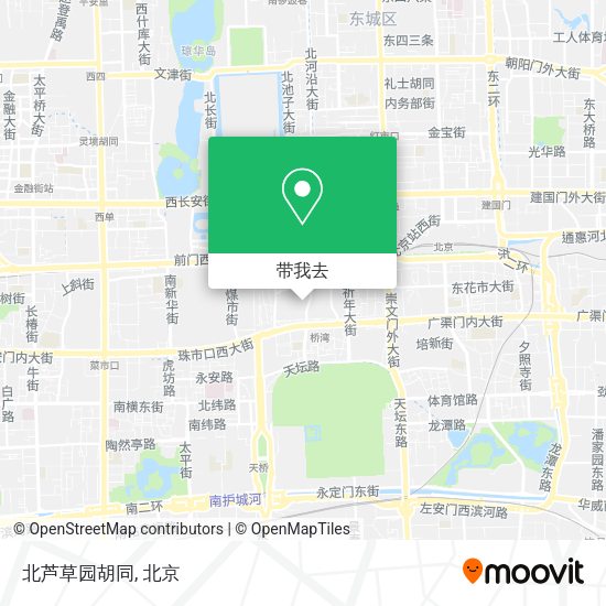 北芦草园胡同地图