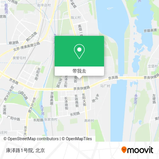 康泽路1号院地图