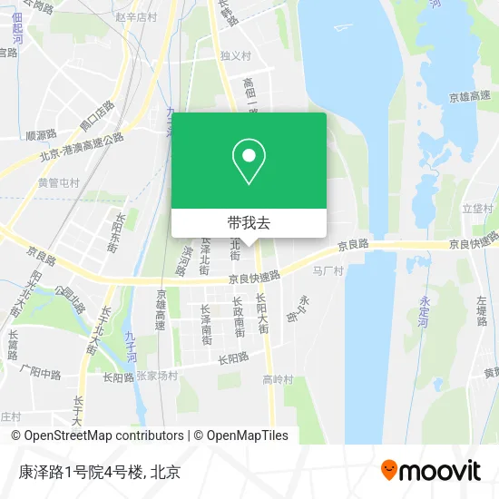 康泽路1号院4号楼地图