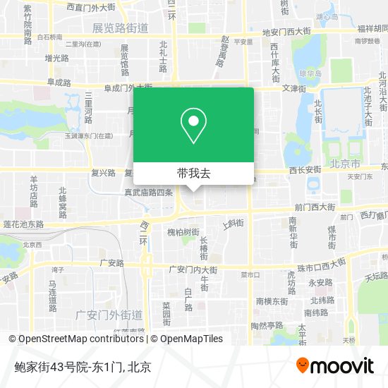 鲍家街43号院-东1门地图