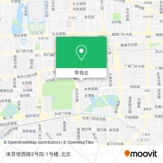 体育馆西路2号院-1号楼地图