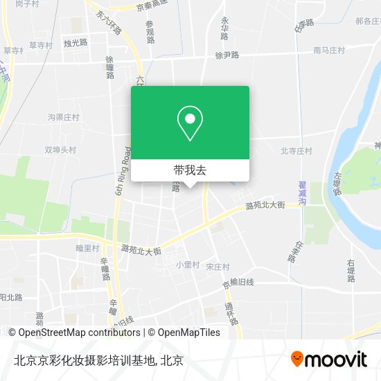 北京京彩化妆摄影培训基地地图
