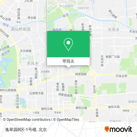 逸翠园B区-1号楼地图