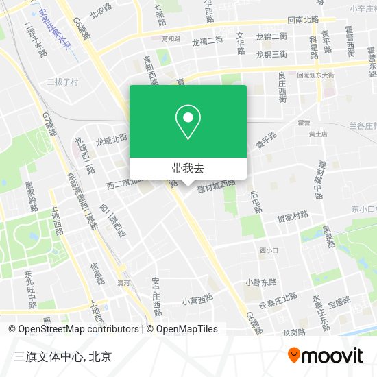 三旗文体中心地图