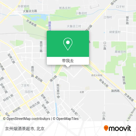 京州烟酒茶超市地图