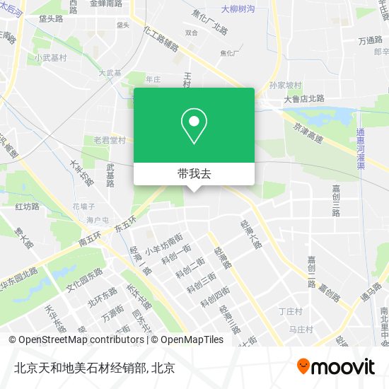 北京天和地美石材经销部地图
