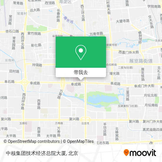 中核集团技术经济总院大厦地图