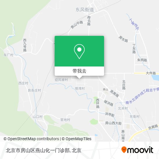 北京市房山区燕山化一门诊部地图