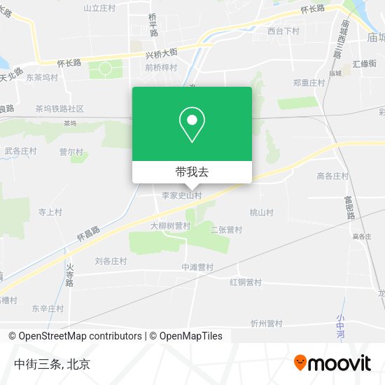 中街三条地图
