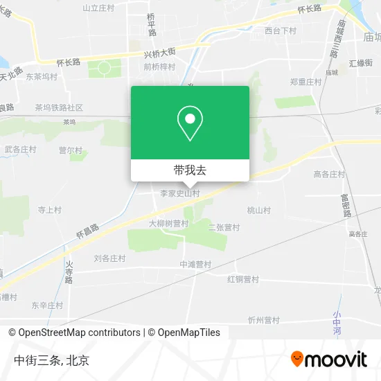 中街三条地图