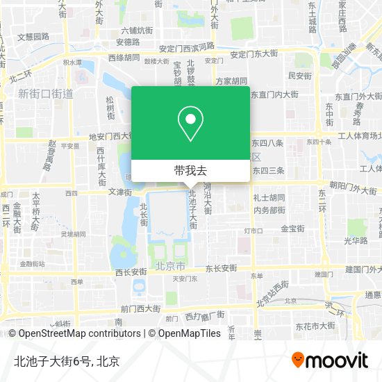 北池子大街6号地图