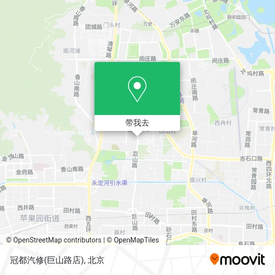 冠都汽修(巨山路店)地图