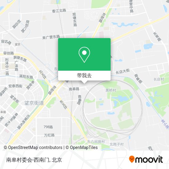南皋村委会-西南门地图