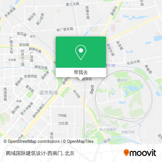 阗域国际建筑设计-西南门地图