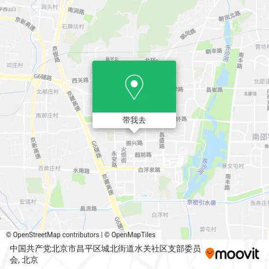 中国共产党北京市昌平区城北街道水关社区支部委员会地图