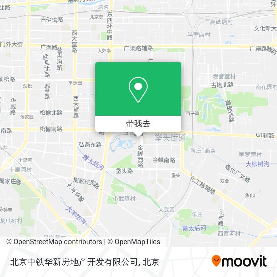 北京中铁华新房地产开发有限公司地图