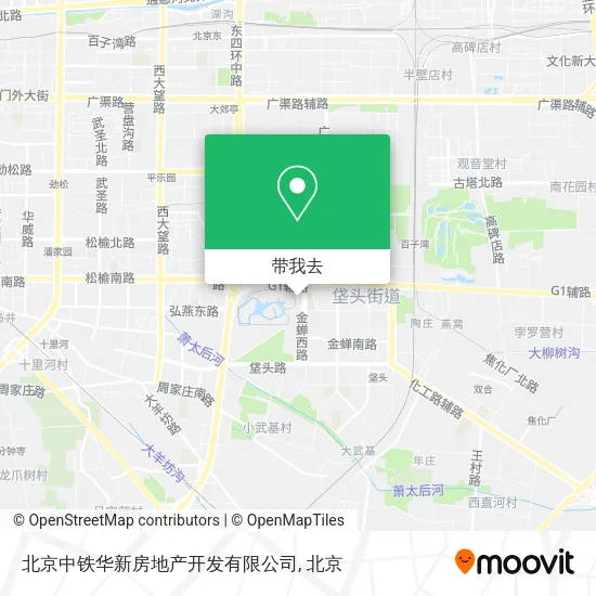北京中铁华新房地产开发有限公司地图