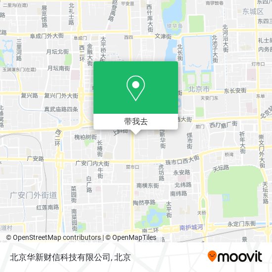 北京华新财信科技有限公司地图