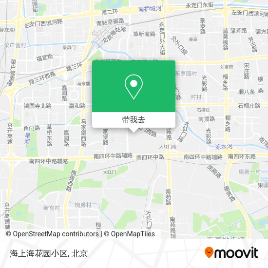 海上海花园小区地图