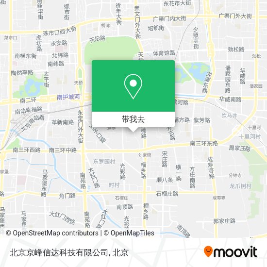 北京京峰信达科技有限公司地图