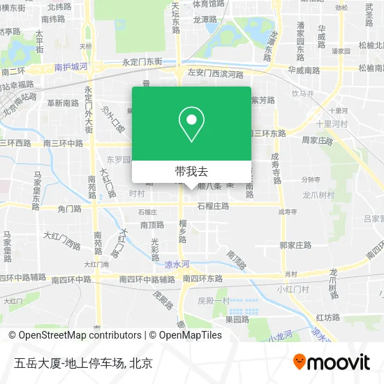 五岳大厦-地上停车场地图