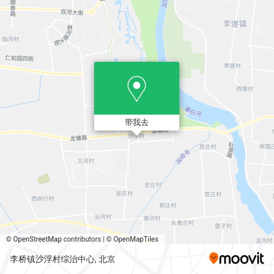 李桥镇沙浮村综治中心地图
