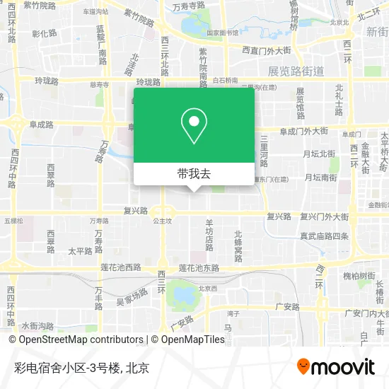 彩电宿舍小区-3号楼地图