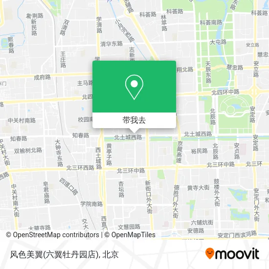 风色美翼(六翼牡丹园店)地图