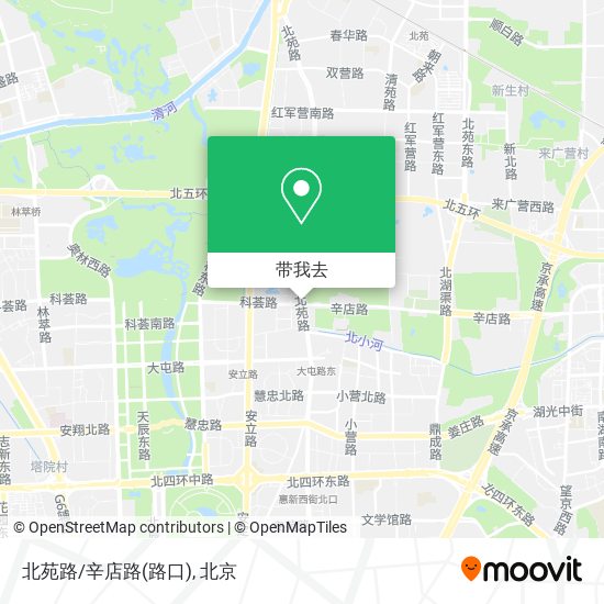 北苑路/辛店路(路口)地图