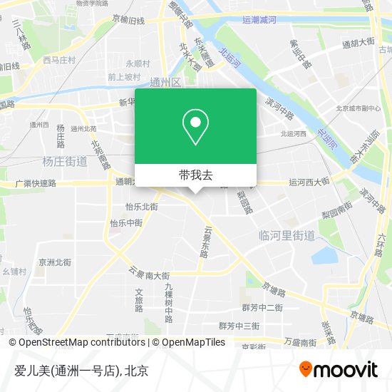 爱儿美(通洲一号店)地图