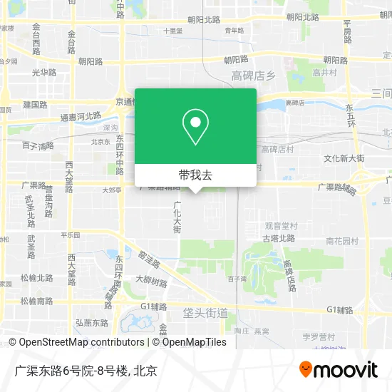 广渠东路6号院-8号楼地图