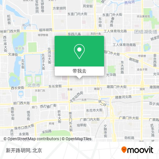新开路胡同地图