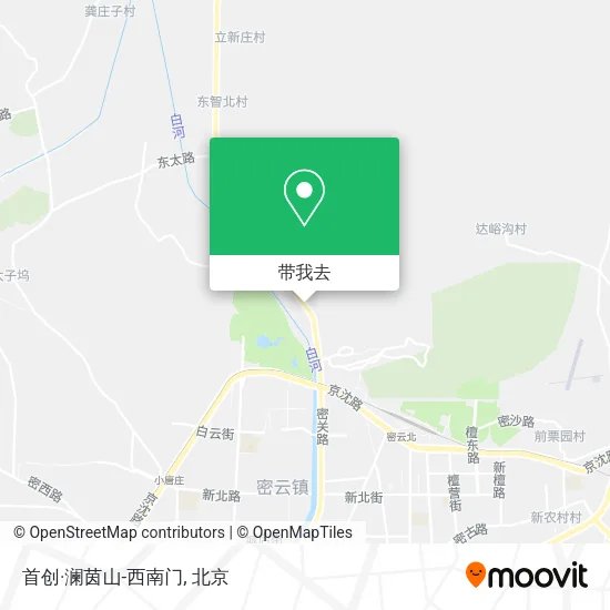 首创·澜茵山-西南门地图