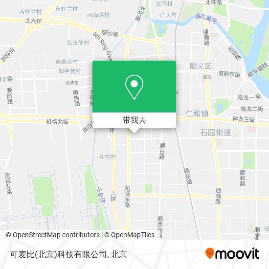 可麦比(北京)科技有限公司地图