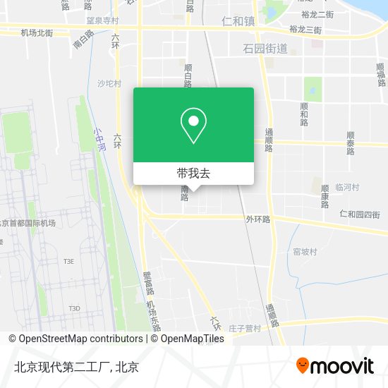 北京现代第二工厂地图