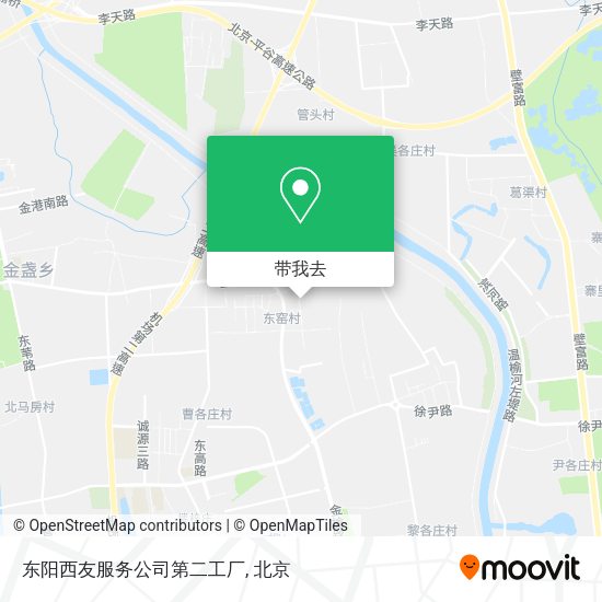 东阳西友服务公司第二工厂地图