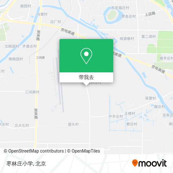 枣林庄小学地图
