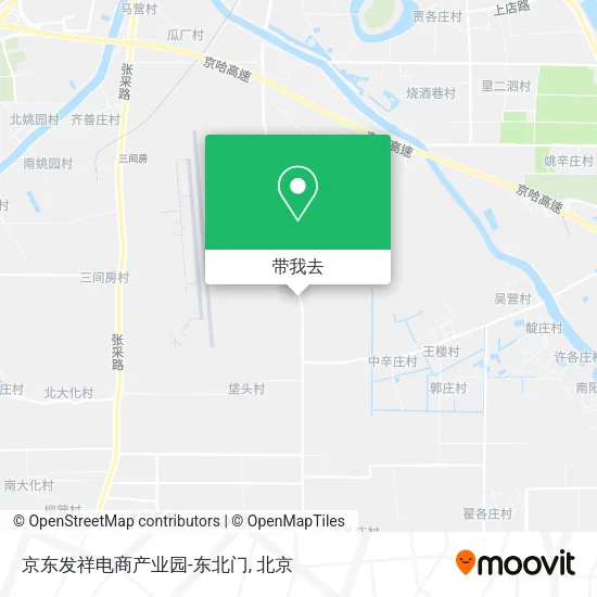 京东发祥电商产业园-东北门地图