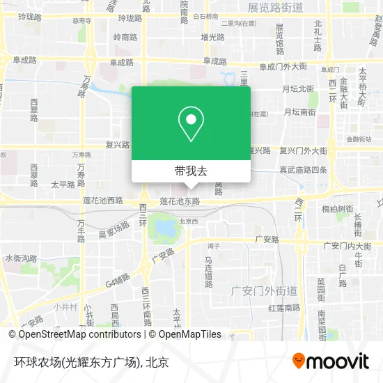 环球农场(光耀东方广场)地图