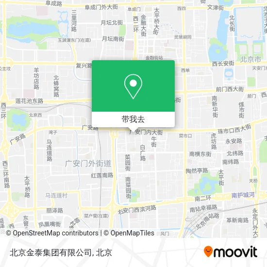 北京金泰集团有限公司地图