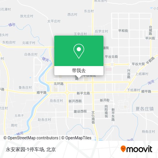 永安家园-1停车场地图